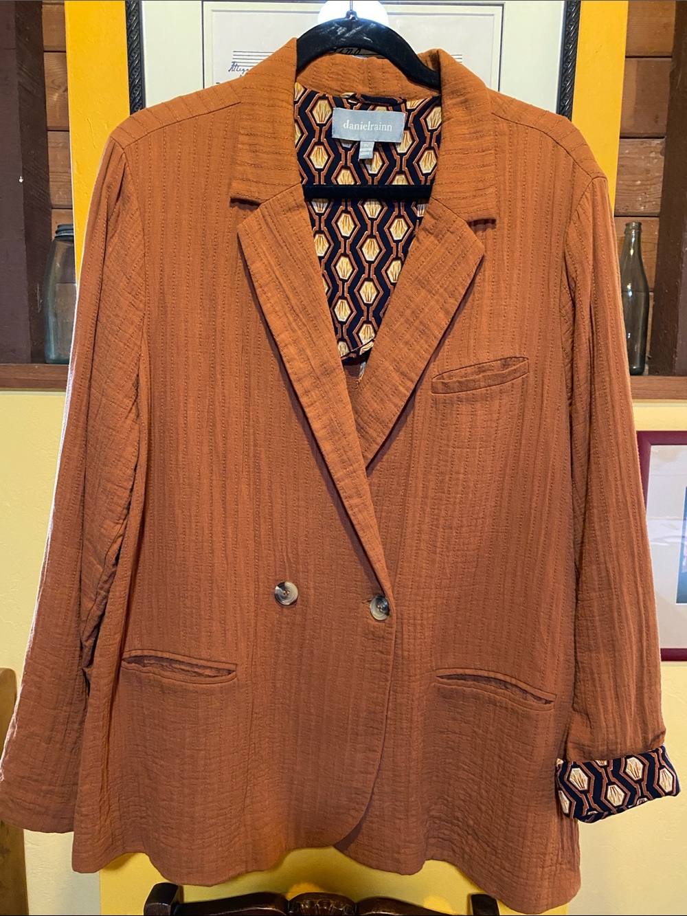Daniel Rainn Cotton Quilted Blazer